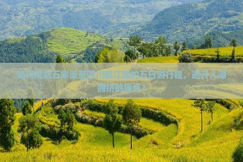 如何规划五家渠至四川都江堰的五日游行程，避开人潮拥挤的痛点？