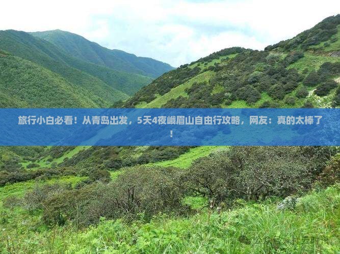旅行小白必看！从青岛出发，5天4夜峨眉山自由行攻略，网友：真的太棒了！