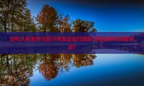 如何从莱芜前往四川黄龙自由行团的详细攻略与费用预算？