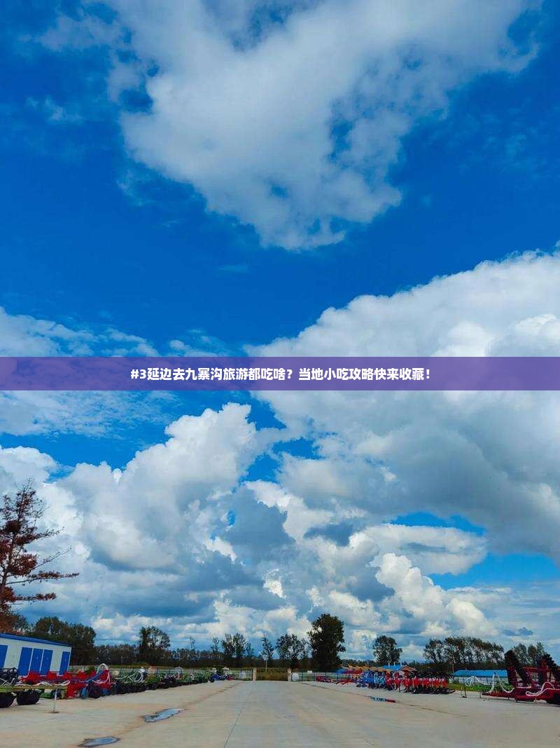 #3延边去九寨沟旅游都吃啥？当地小吃攻略快来收藏！