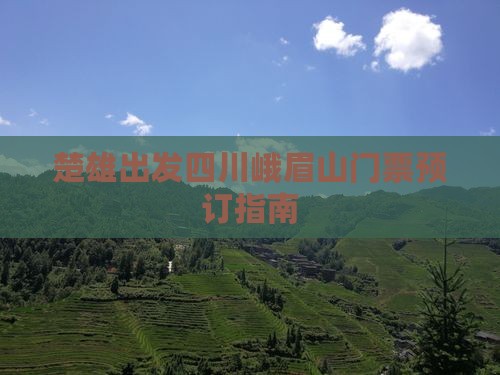 楚雄出发四川峨眉山门票预订指南