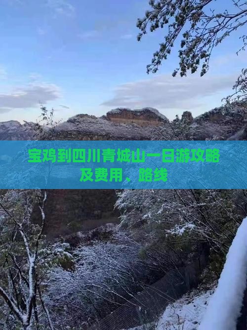 宝鸡到四川青城山一日游攻略及费用、路线
