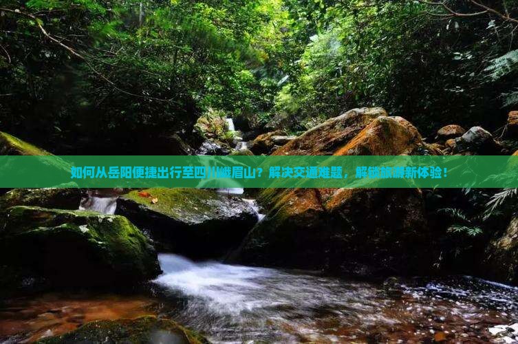 如何从岳阳便捷出行至四川峨眉山？解决交通难题，解锁旅游新体验！