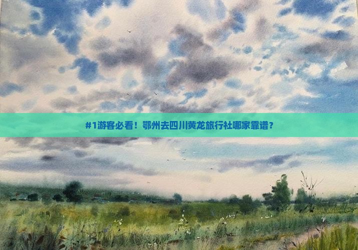 #1游客必看！鄂州去四川黄龙旅行社哪家靠谱？