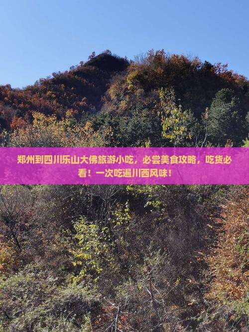 郑州到四川乐山大佛旅游小吃
