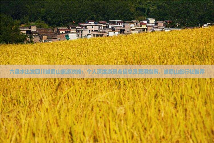 六盘水出发四川峨眉山旅游攻略：个人深度游景点信息及费用指南，峨眉山旅行社推荐