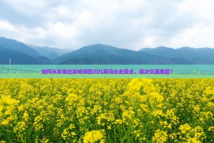如何从常德出发畅游四川九寨沟必去景点，解决交通难题？