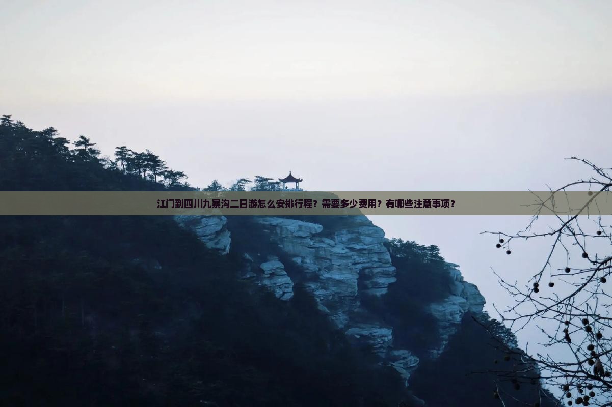 江门到四川九寨沟二日游怎么安排行程？需要多少费用？有哪些注意事项？