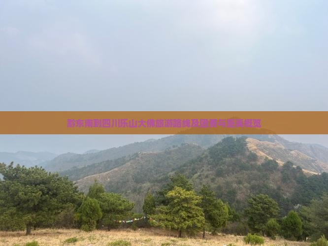 黔东南到四川乐山大佛旅游路线及团费与距离概览