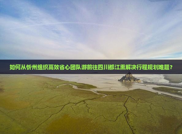 如何从忻州组织高效省心团队游前往四川都江熏解决行程规划难题？