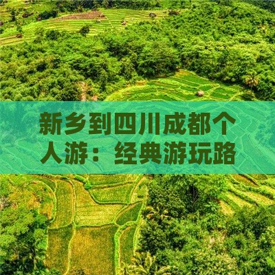 新乡到四川成都个人游：经典游玩路线推荐