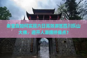 秦皇岛如何实现六日高效游览四川乐山大佛，避开人潮拥挤痛点？