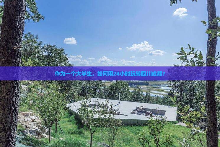 作为一个大学生，如何用24小时玩转四川成都？