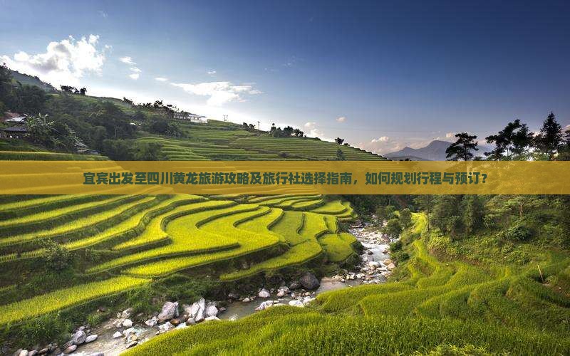 宜宾出发至四川黄龙旅游攻略及旅行社选择指南，如何规划行程与预订？