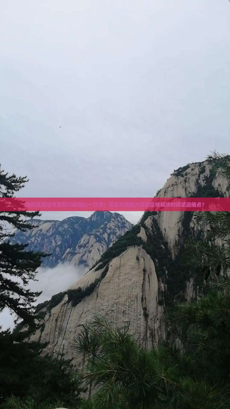 如何实现毕节至四川峨眉山一日游？高速交通助力是否足够解决时间紧迫痛点？
