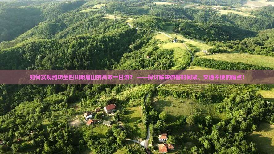 如何实现潍坊至四川峨眉山的高效一日游？ ——探讨解决游客时间紧、交通不便的痛点！