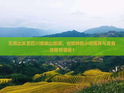 无锡出发至四川青城山旅游，当地特色小吃推荐与美食攻略有哪些？