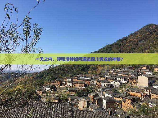 一天之内，呼和浩特如何邂逅四川黄龙的神秘？