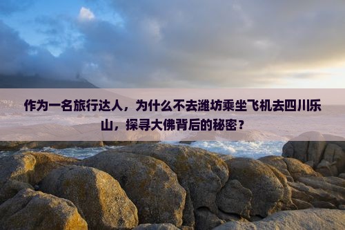 作为一名旅行达人，为什么不去潍坊乘坐飞机去四川乐山，探寻大佛背后的秘密？