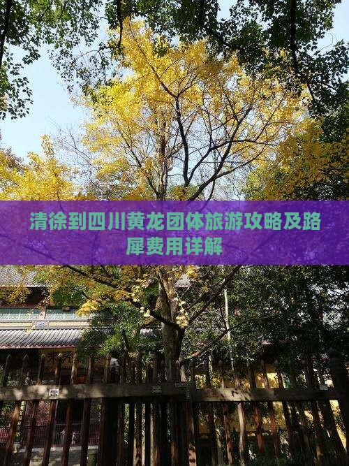 清徐到四川黄龙团体旅游攻略及路犀费用详解