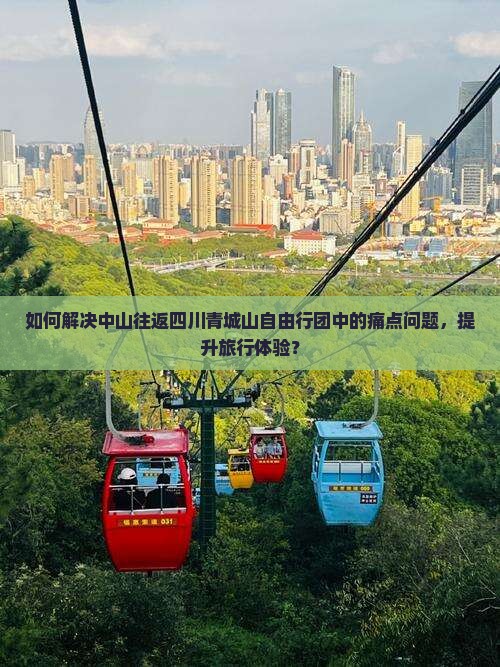 如何解决中山往返四川青城山自由行团中的痛点问题，提升旅行体验？