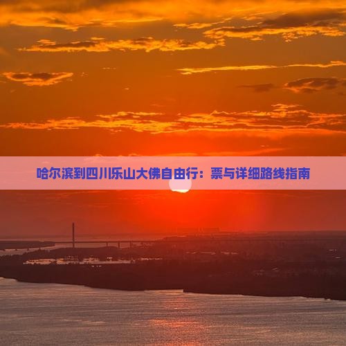 哈尔滨到四川乐山大佛自由行：票与详细路线指南