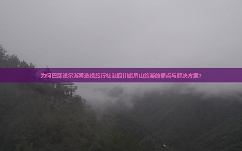为何巴彦淖尔游客选择旅行社赴四川峨眉山旅游的痛点与解决方案？