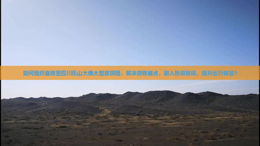 如何组织曲靖至四川乐山大佛大型旅游团，解决游客痛点，融入热词新词，提升出行体验？