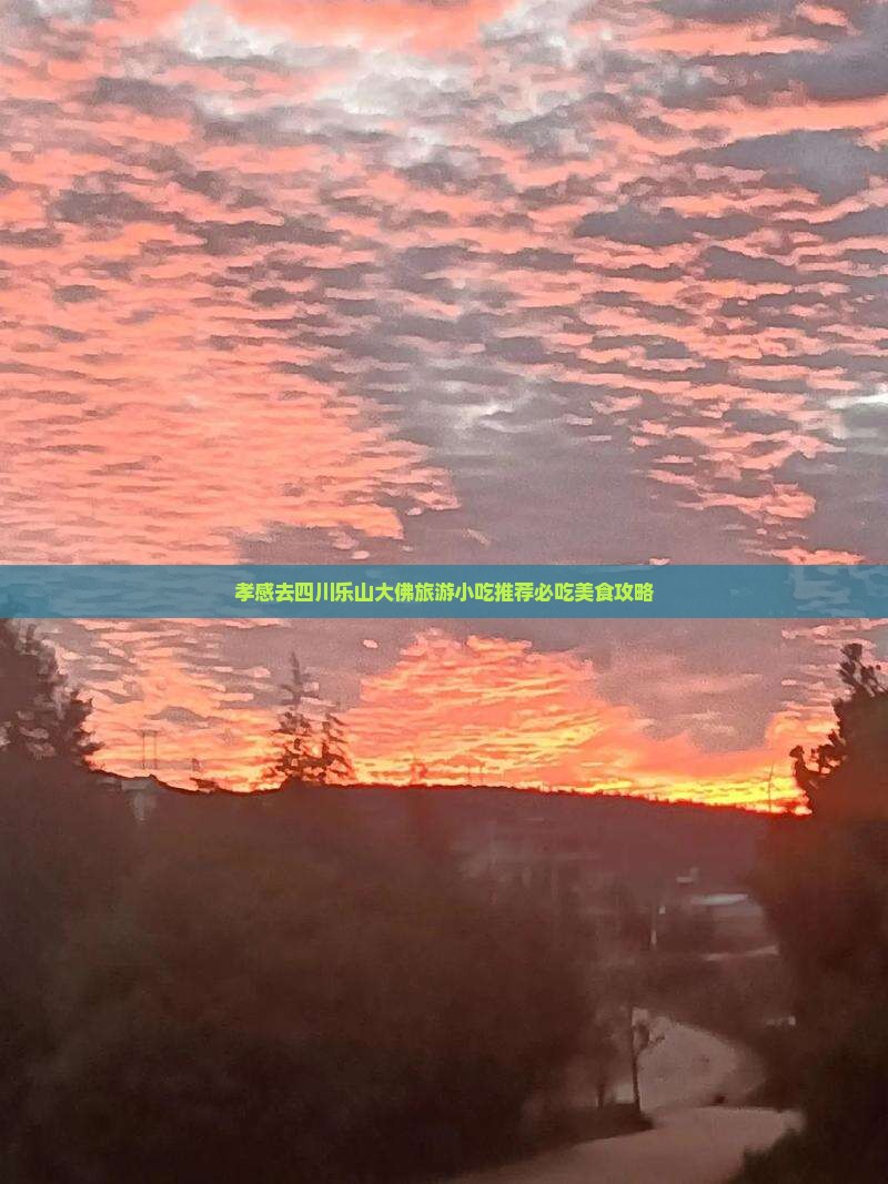 孝感去四川乐山大佛旅游小吃