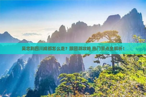 吴忠到四川成都旅行社