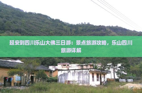 延安去四川乐山大佛三日游