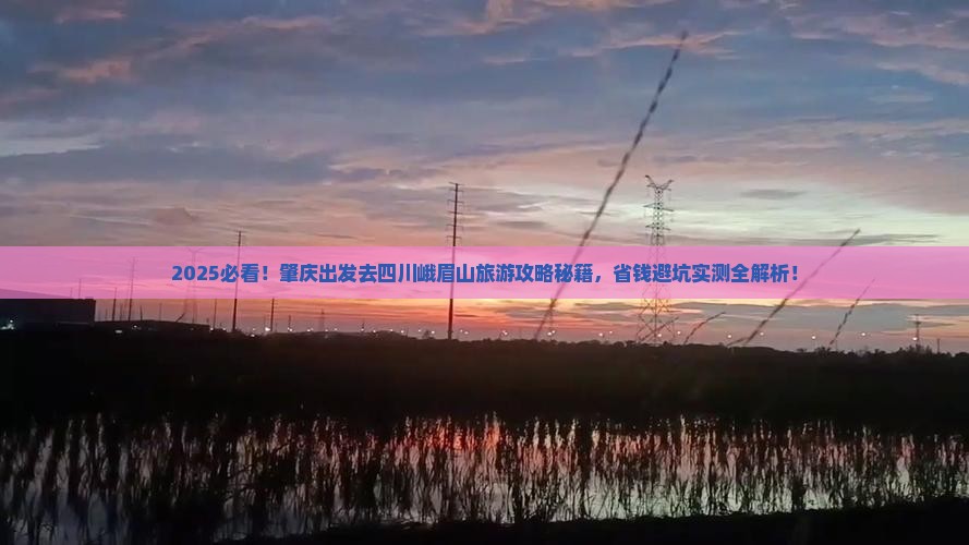 肇庆去四川峨眉山旅游