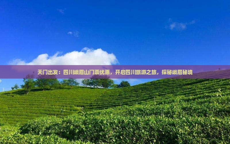 天门出发：四川峨眉山门票优惠，开启四川旅游之旅，探秘峨眉秘境