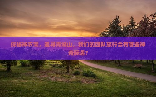 探秘神农架，追寻青城山，我们的团队旅行会有哪些神奇际遇？
