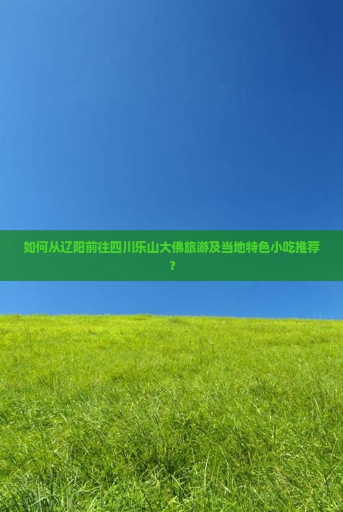 如何从辽阳前往四川乐山大佛旅游及当地特色小吃推荐？