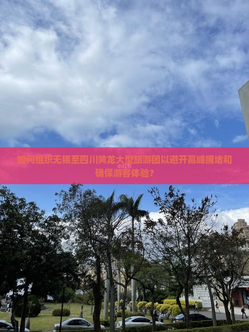 如何组织无锡至四川黄龙大型旅游团以避开高峰拥堵和确保游客体验？