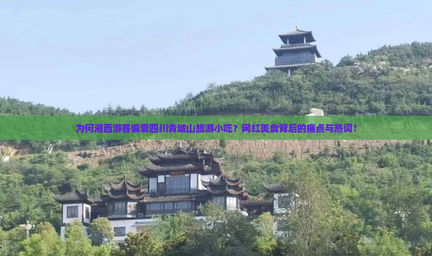 为何湘西游客偏爱四川青城山旅游小吃？网红美食背后的痛点与热词！
