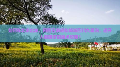 如何在北京出发，用四日游轻松畅游四川九寨沟，避开人潮拥挤的痛点攻略？
