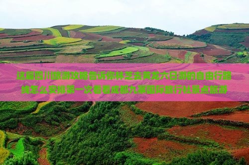 这篇四川旅游攻略告诉你林芝去黄龙六日游的自由行路线怎么安排第一次看看成都九寨国际旅行社景点旅游