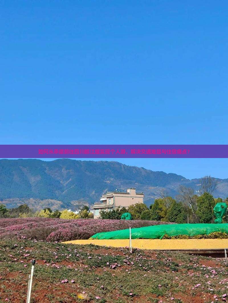 如何从承德前往四川都江堰实现个人游，解决交通难题与住宿痛点？