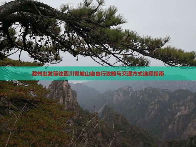 滁州出发前往四川青城山自由行攻略与交通方式选择指南