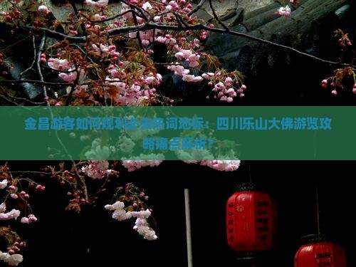 金昌游客如何规划必去热词地标：四川乐山大佛游览攻略痛点解析？