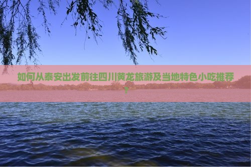 如何从泰安出发前往四川黄龙旅游及当地特色小吃推荐？