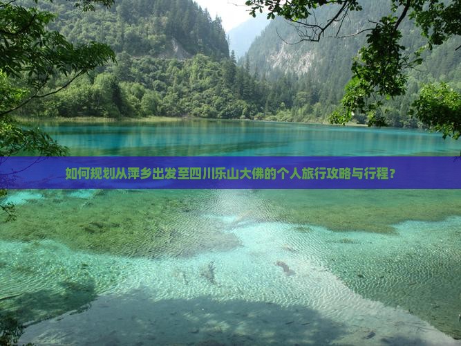 如何规划从萍乡出发至四川乐山大佛的个人旅行攻略与行程？