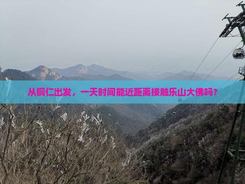 从铜仁出发，一天时间能近距离接触乐山大佛吗？
