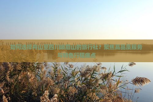 如何选择舟山至四川峨眉山的旅行社？聚焦高品质服务与特色行程痛点