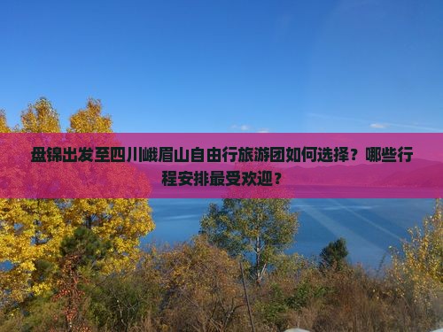 盘锦出发至四川峨眉山自由行旅游团如何选择？哪些行程安排最受欢迎？