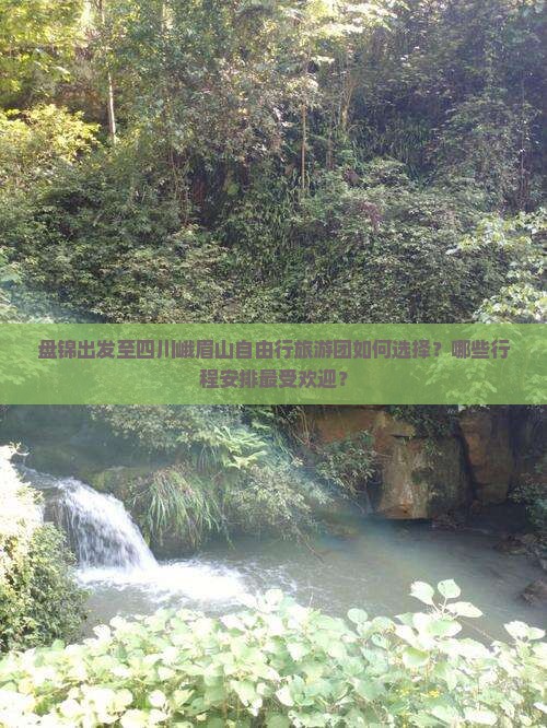盘锦出发至四川峨眉山自由行旅游团如何选择？哪些行程安排最受欢迎？