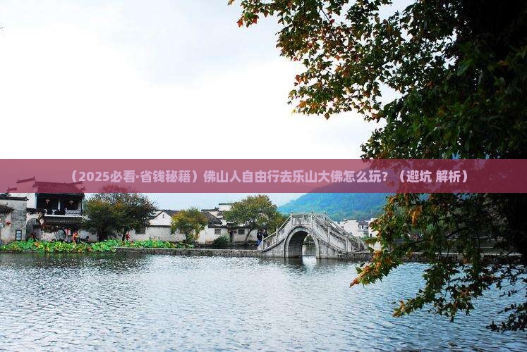佛山去四川乐山大佛自由行