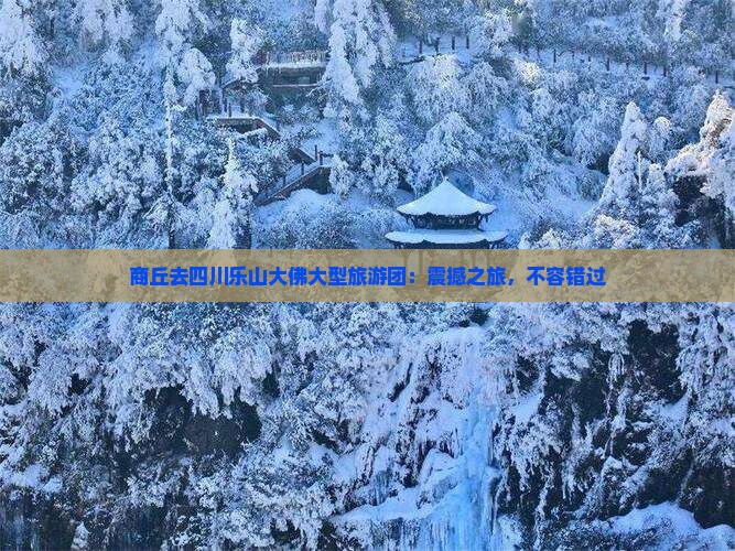 商丘去四川乐山大佛大型旅游团